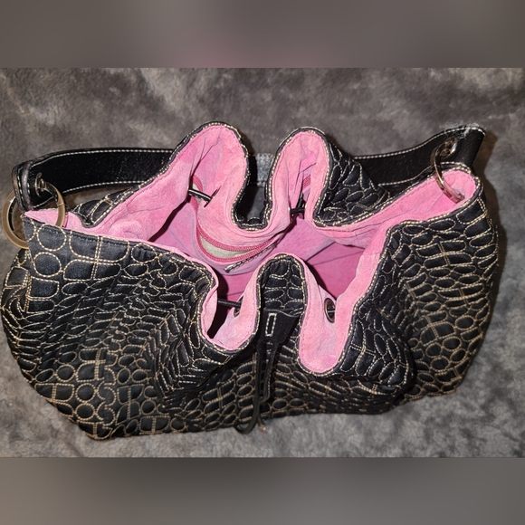 Stylish Black Quilted Women's Bag - Picture 3 of 8